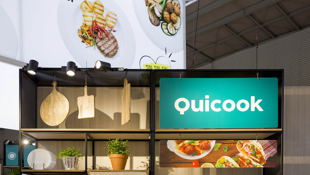 Proyecto de diseño de Stand para Quicook Foods en la Feria Alimentaria 2018 de Barcelona