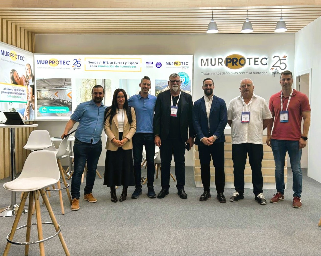 Equipo de Murprotec en Construmat